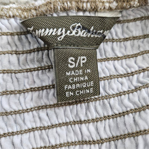 Tommy Bahama Maxi Dress Smocked Halter Hawaiian Floral Print Flowy Size SP - Picture 11 of 16